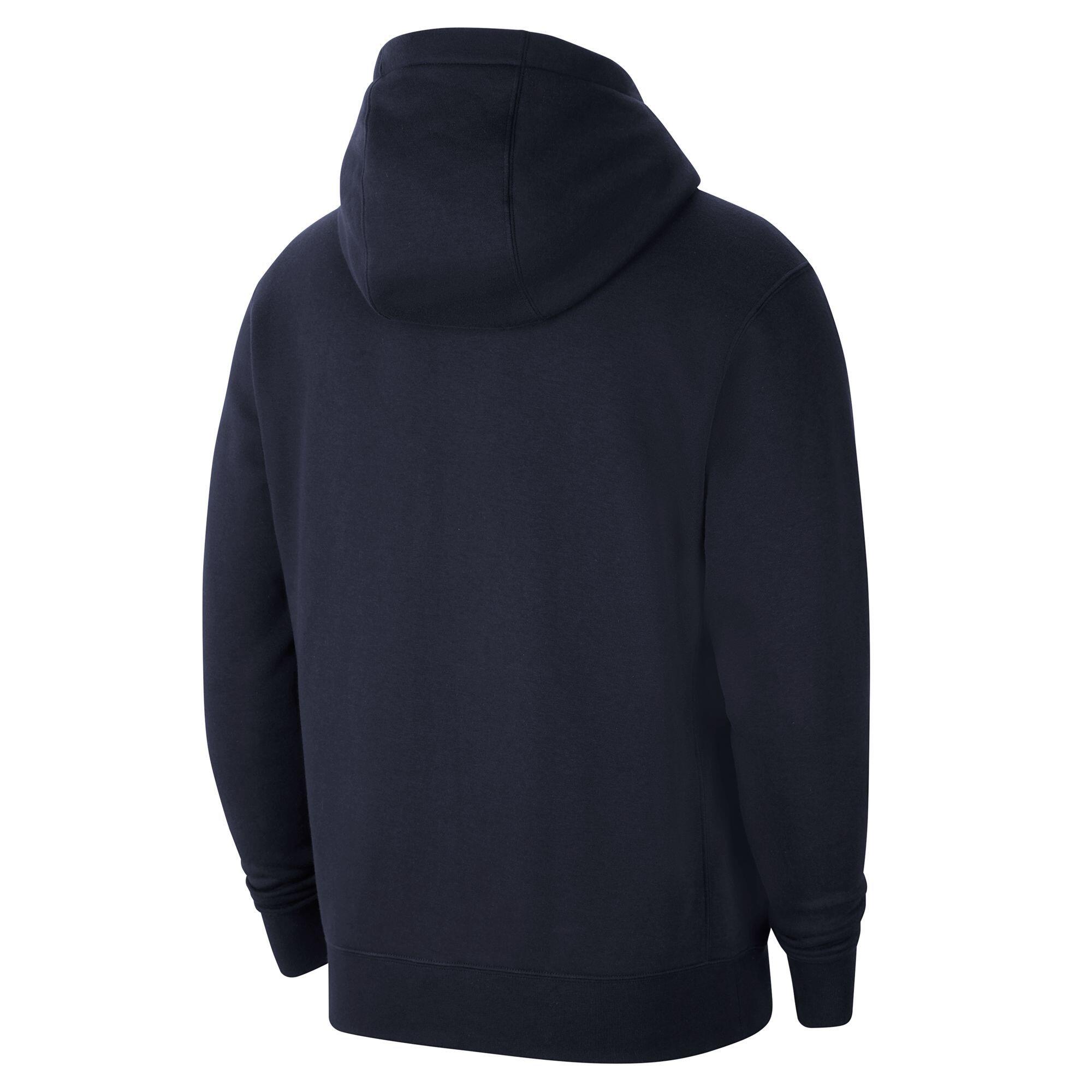 Felpa con cappuccio full zip junior ( fleece) nike blu 3/4