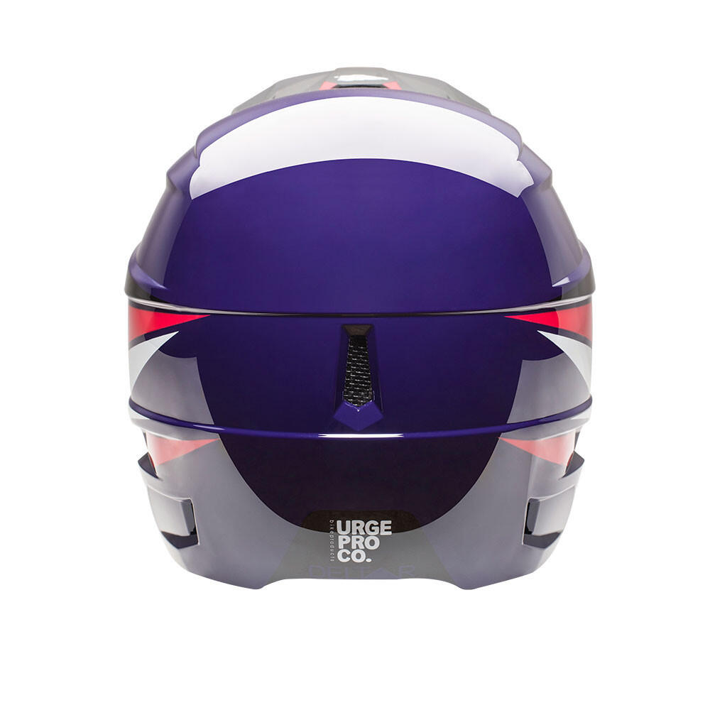 Kask rowerowy Deltar full-face, fioletowy 4/5