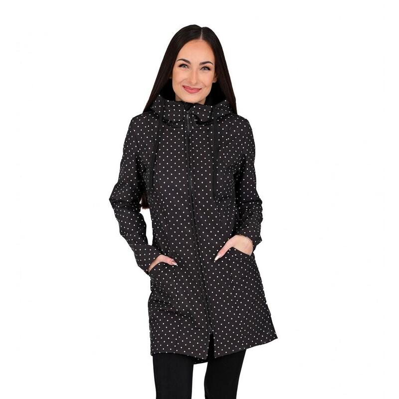 Softshellový kabát Dots/Black