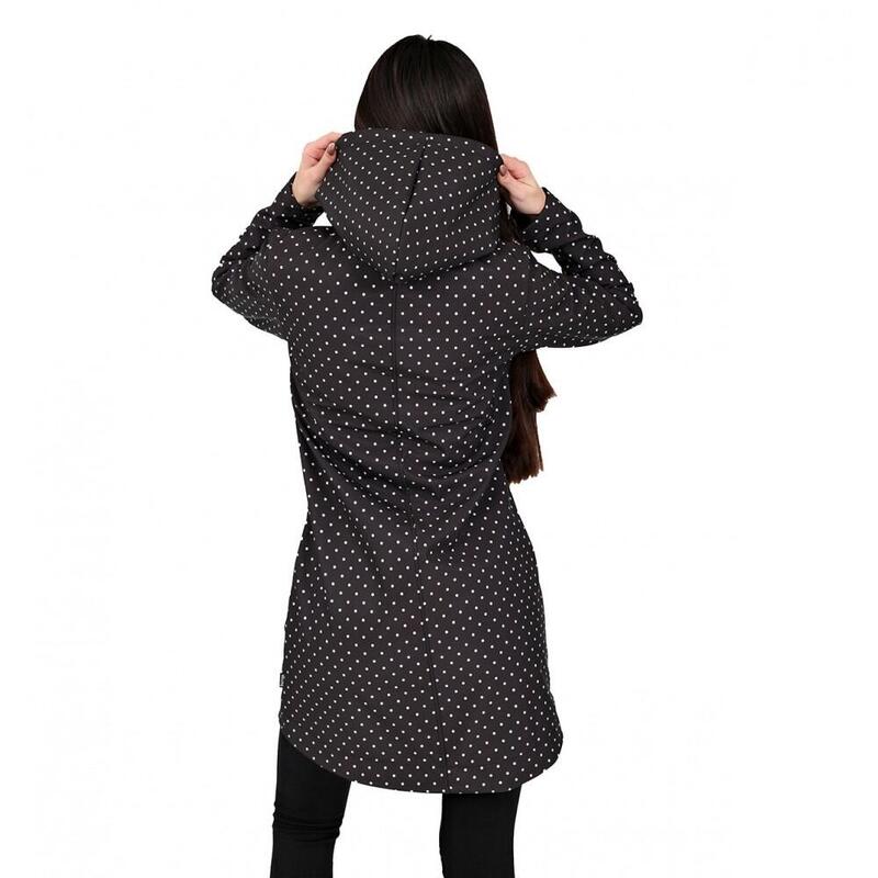 Softshellový kabát Dots/Black