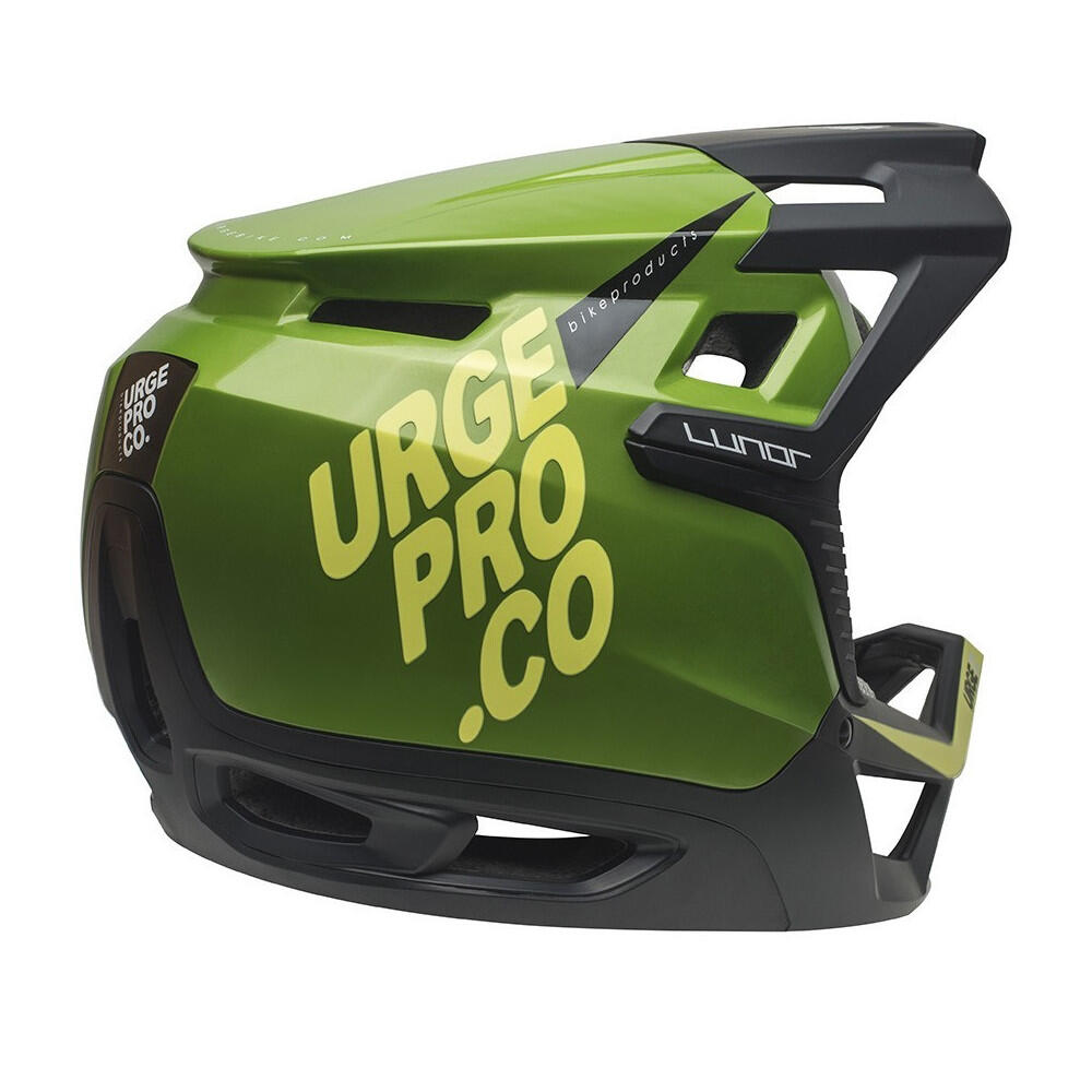 Mondgrüner Mountainbike-Helm 4/7