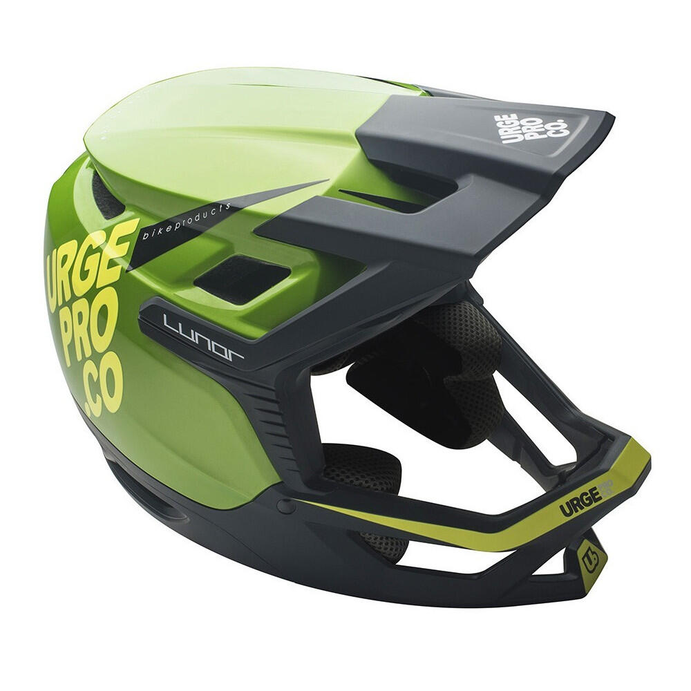 Mondgrüner Mountainbike-Helm 2/7