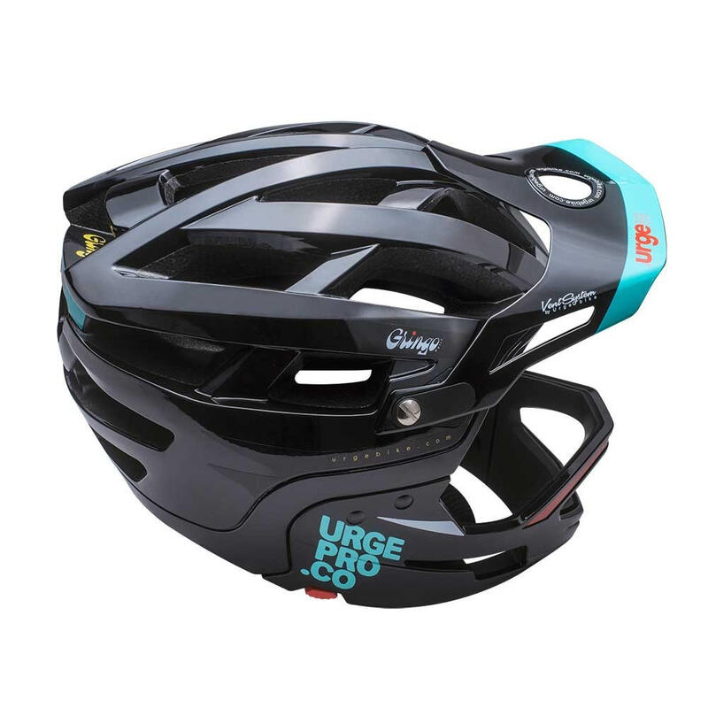 Casque VTT avec mentionière amovible Gringo de la Pampa noir