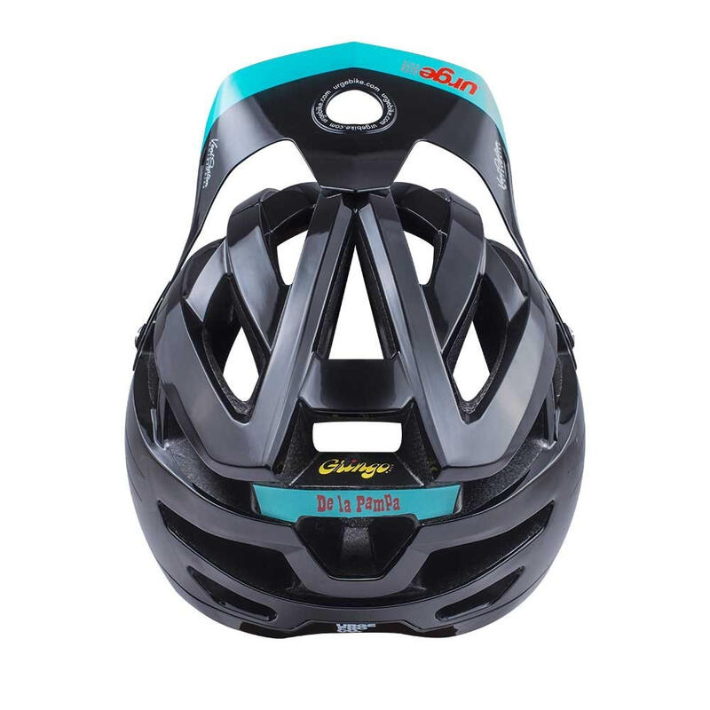 Casque VTT avec mentionière amovible Gringo de la Pampa noir