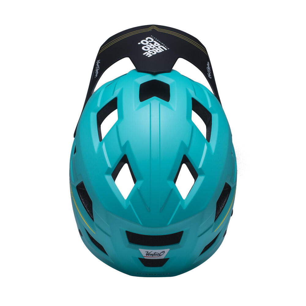 Venturo groene mountainbikehelm 5/6