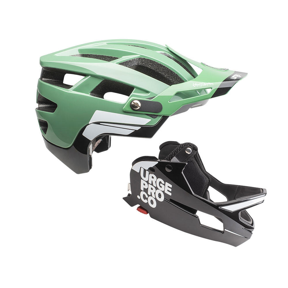 Casque VTT avec mentionière amovible Gringo de la Pampa Olive 2/8
