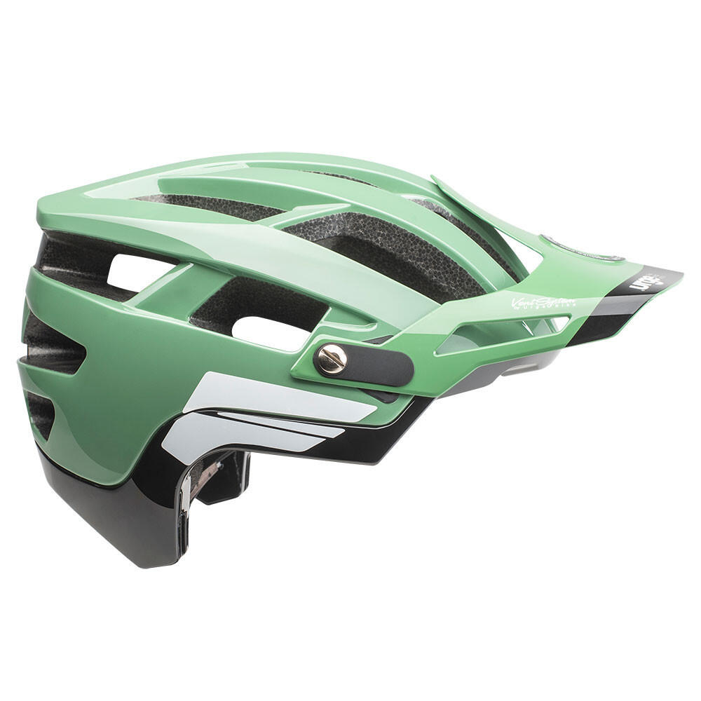 Casque VTT avec mentionière amovible Gringo de la Pampa Olive 3/8