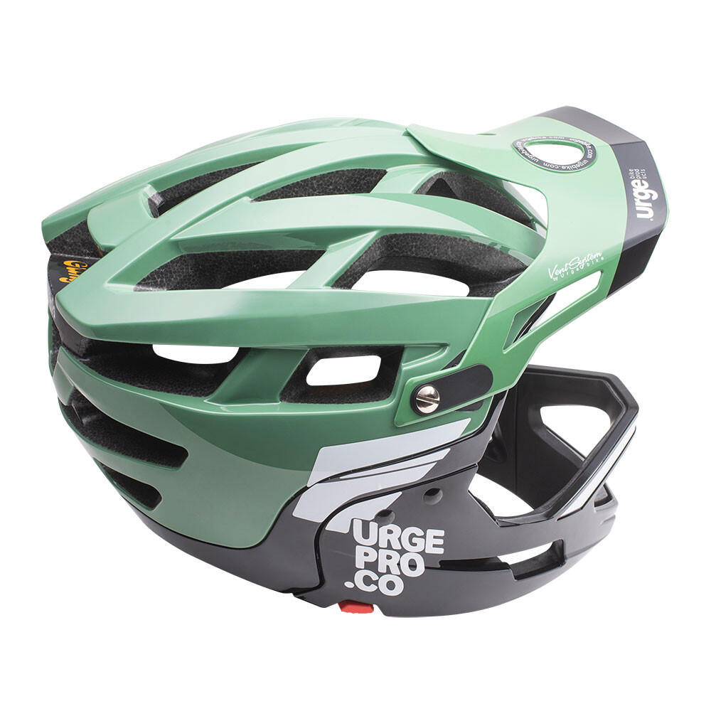 Casque VTT avec mentionière amovible Gringo de la Pampa Olive 5/8