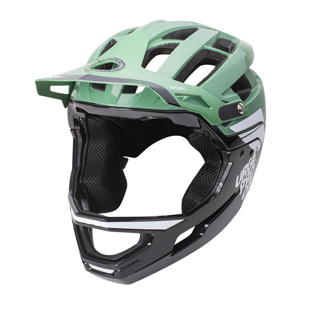 Casque VTT avec mentionière amovible Gringo de la Pampa Olive 4/8