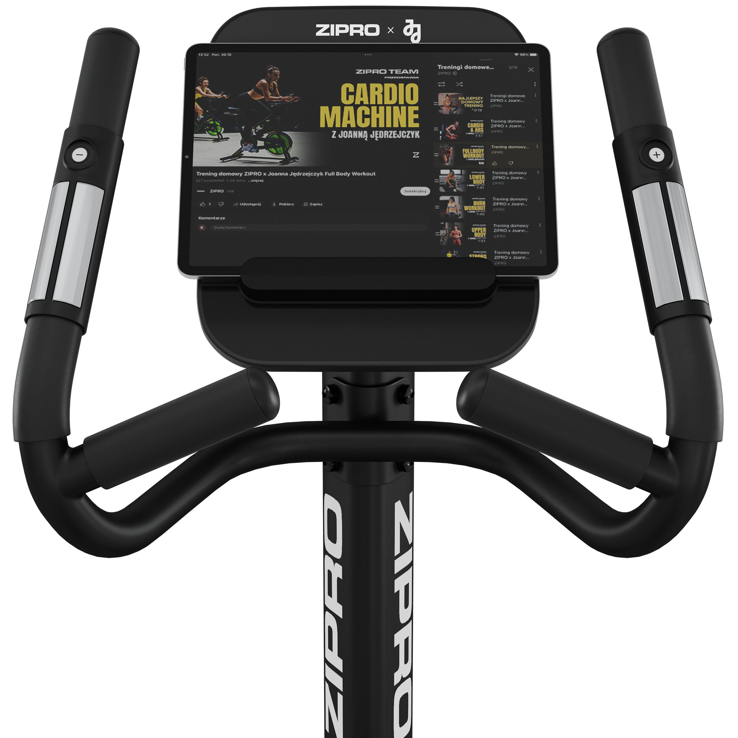 Bicicleta estática Zipro Strike White 32 niveles de resistencia para cardio 7/8