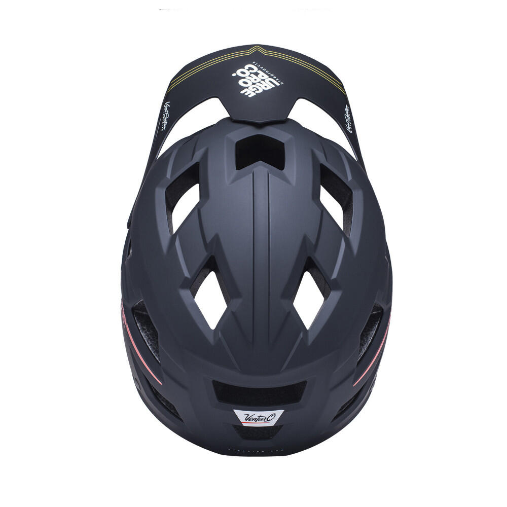 Capacete de ciclismo de montanha Venturo preto 2/5