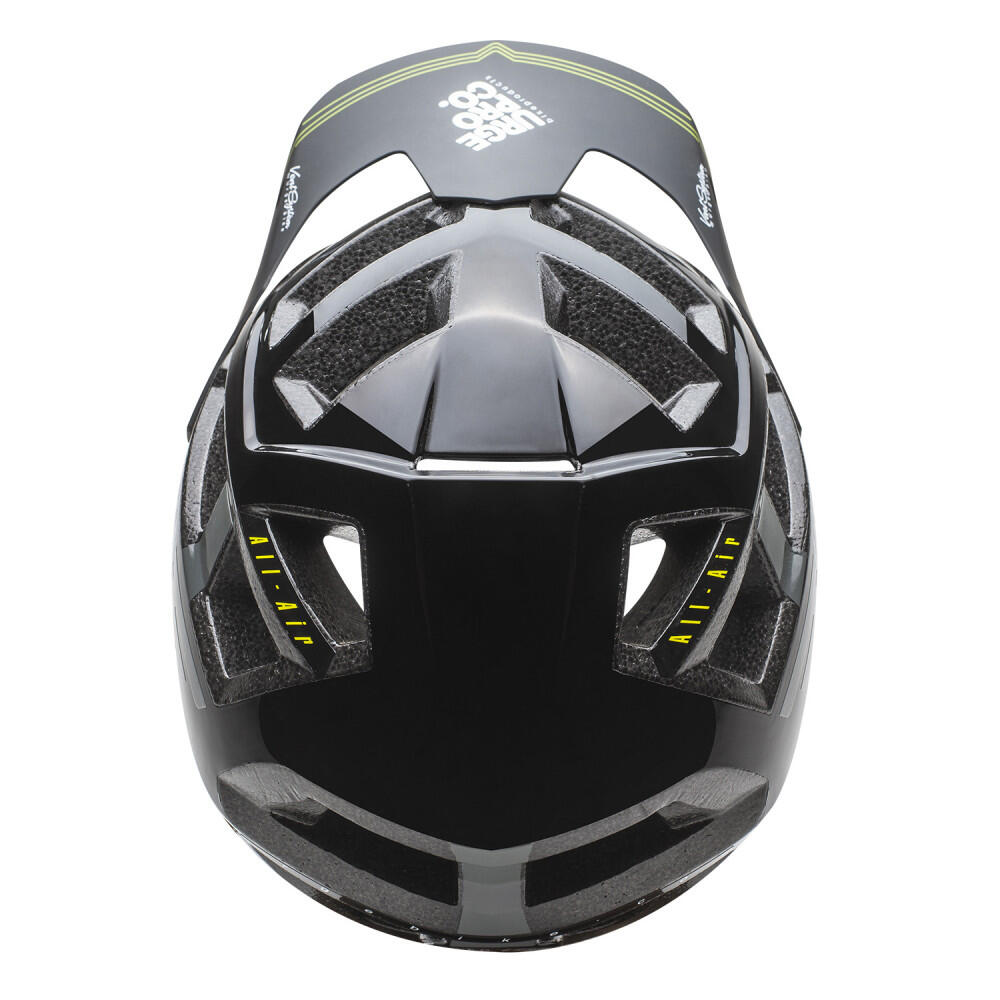Capacete de ciclismo de montanha AllAir preto brilhante 2/5