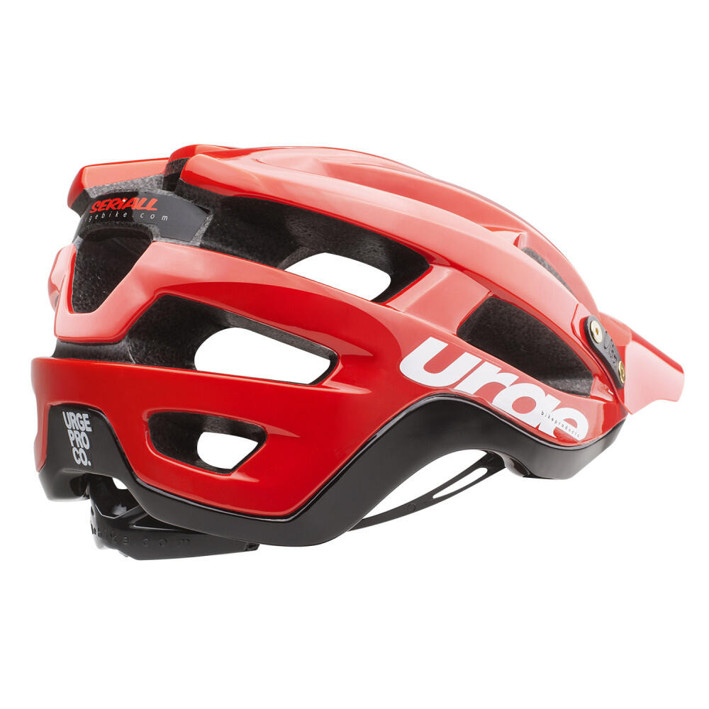 SeriAll Red Mountain Bike Helmet 3/4