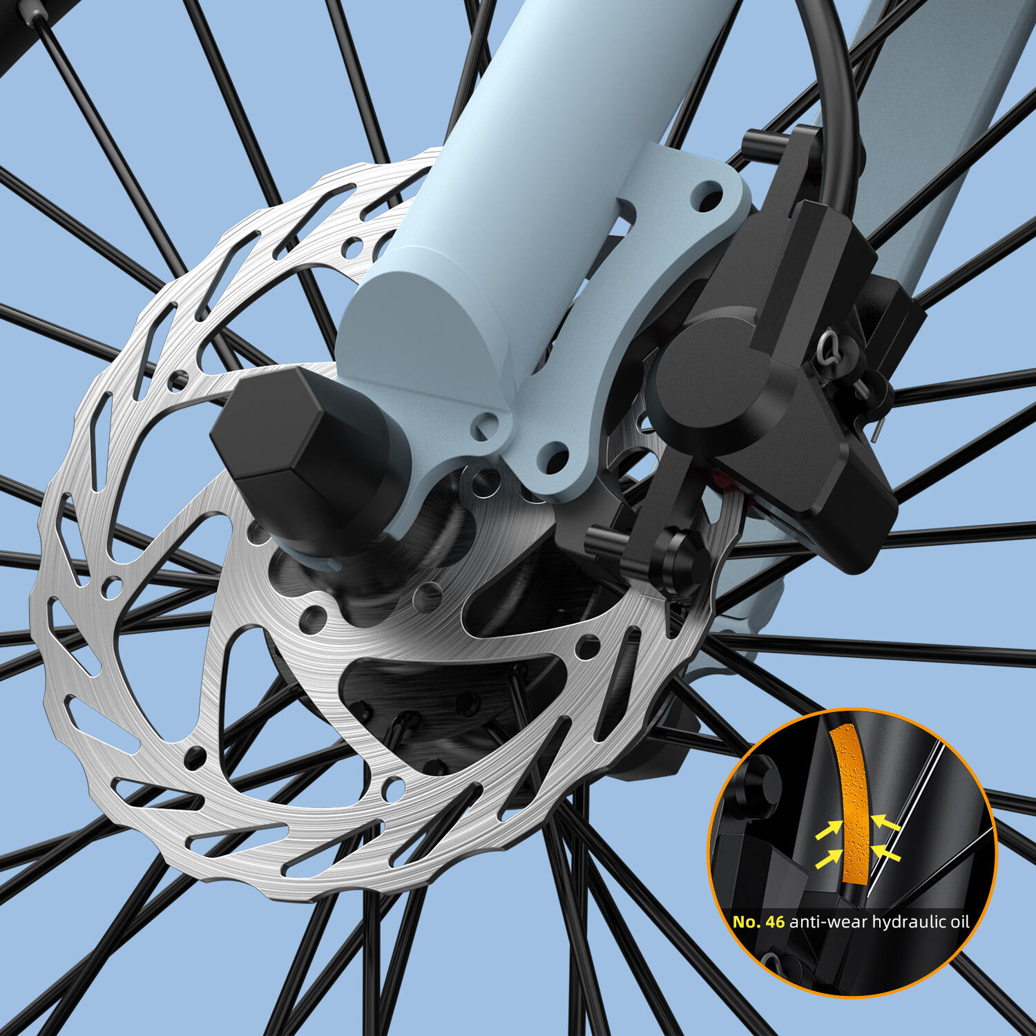 E-Bike Drehmomentarm Set Aus Edelstahl - Universal Für 250W Bis 2000W Motoren