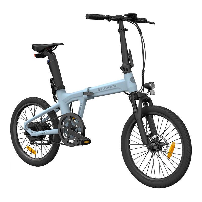 ADO EBike Air 20S Faltbares E-Fahrrad,klapprad Riemenantrieb,Pedelec,blau