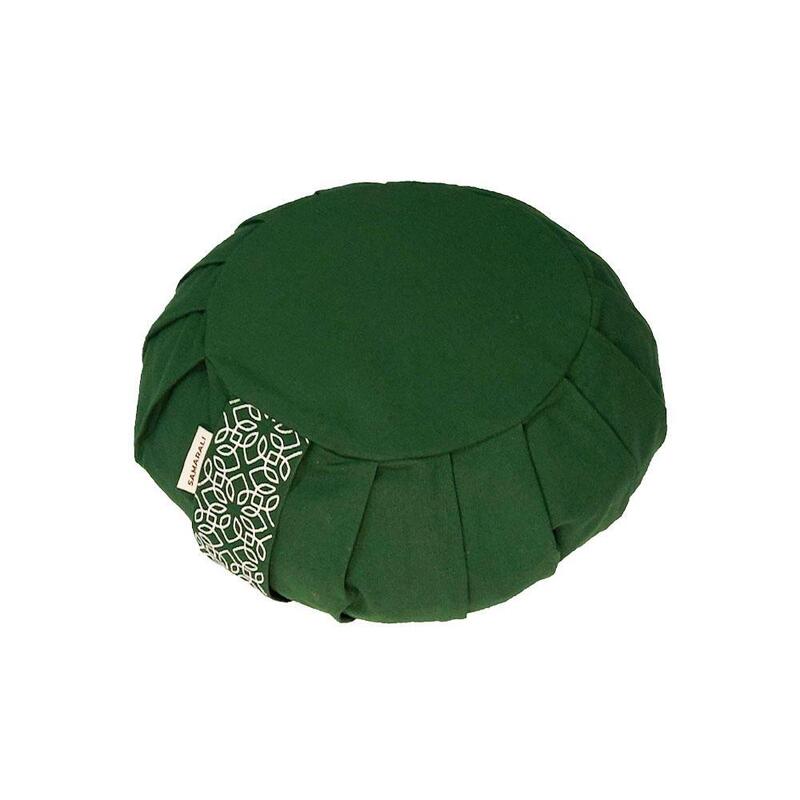 Pernă de meditație Zafu Verde Pădure 34 x 34 x 14 cm