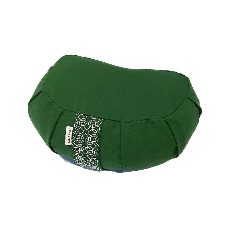 Set de méditation avec coussin Croissant Vert Forêt