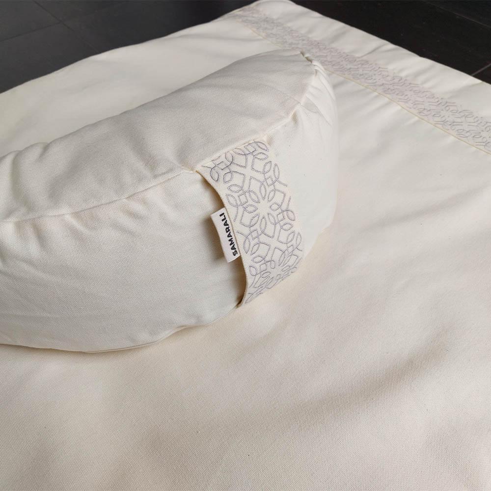 Almohada de meditación con cuña Marfil 5/6