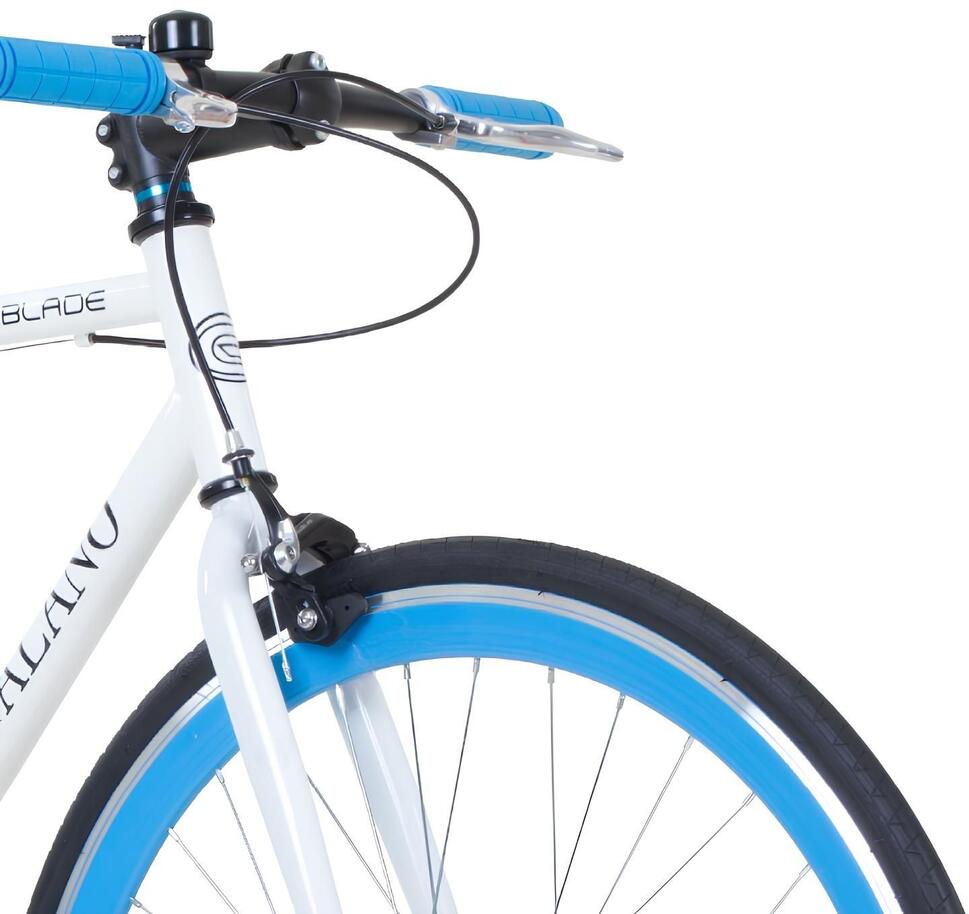 Rower ostre koło singlespeed Galano rama 23,5 cala koło 28 biały