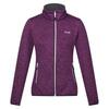 Dames Newhill Marl Full Zip Fleecejack (Zonsondergang paars/grijs)