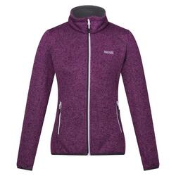 Dames Newhill Marl Full Zip Fleecejack (Zonsondergang paars/grijs)