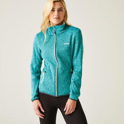 Fleece wandelen dames volledige rits