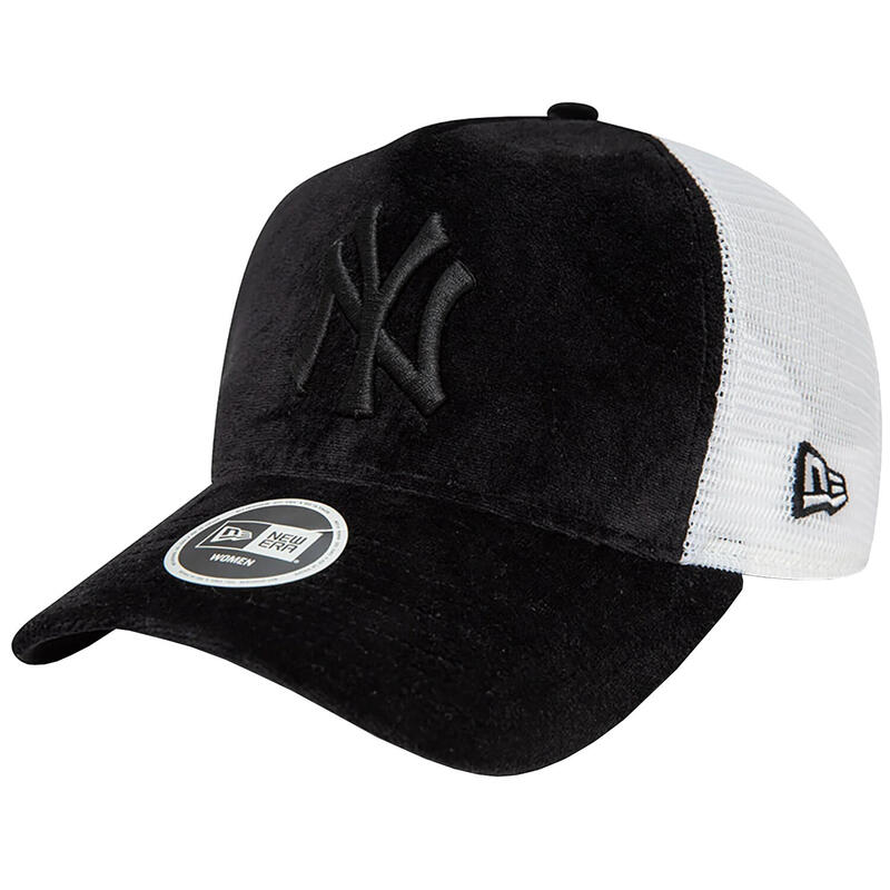 Uniszex baseball sapka, New Era New York Yankees Velour Trucker Cap, fekete