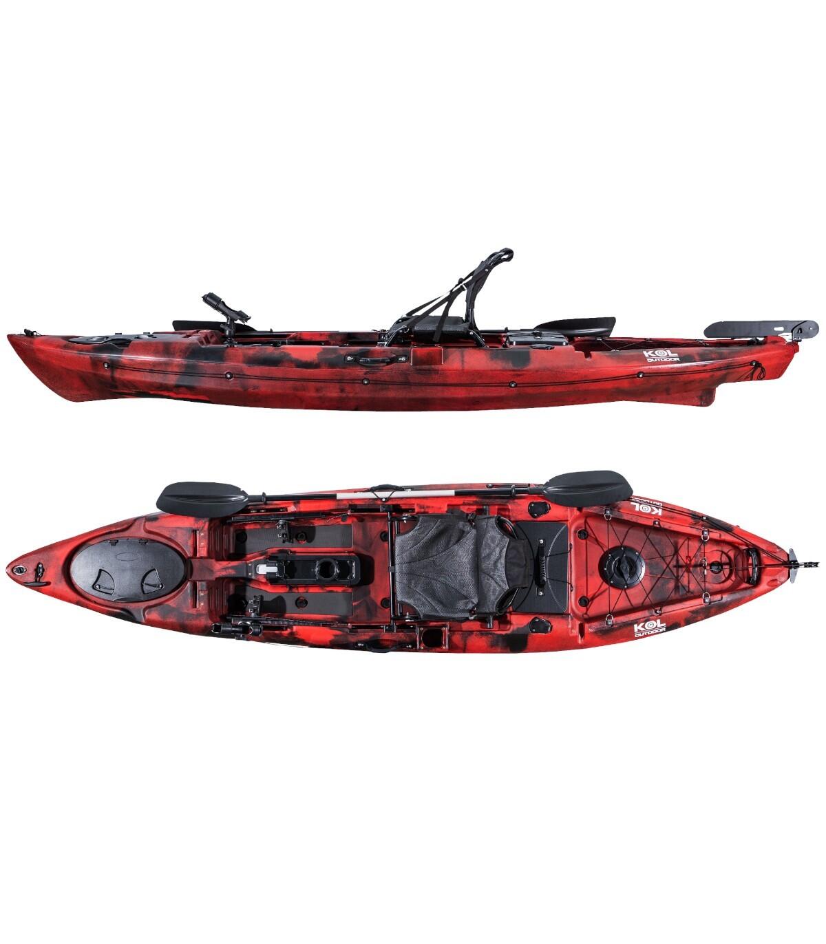 Kayak pesca con silla Aluminio Big Pro Angler 12 (365x84cm) 2/7