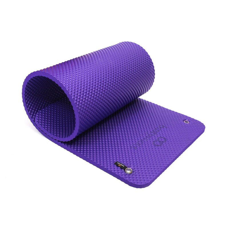 Nucleair staking beetje BOOTYMATS Max Comfort gewatteerde mat voor Pilates-grondoefeningen.  180x60cm. Zwart | Decathlon