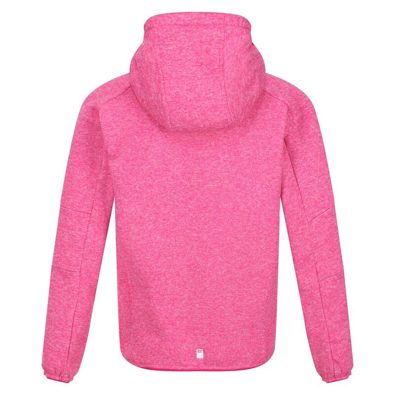 Maxwell Marl Soft Shell Jas voor kinderen/Kinderen (Roze Fusie)