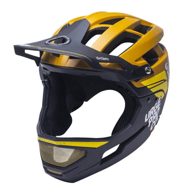 Casque VTT avec mentionière amovible Gringo de la Sierra marron/noir