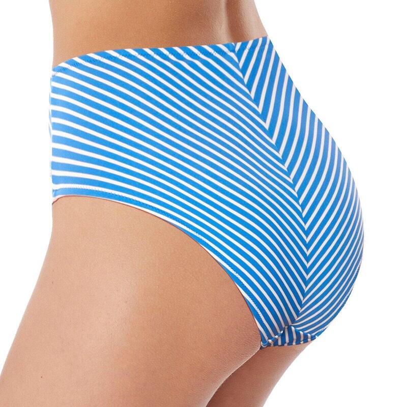 Retro bikinibroek met hoge taille Beach hut