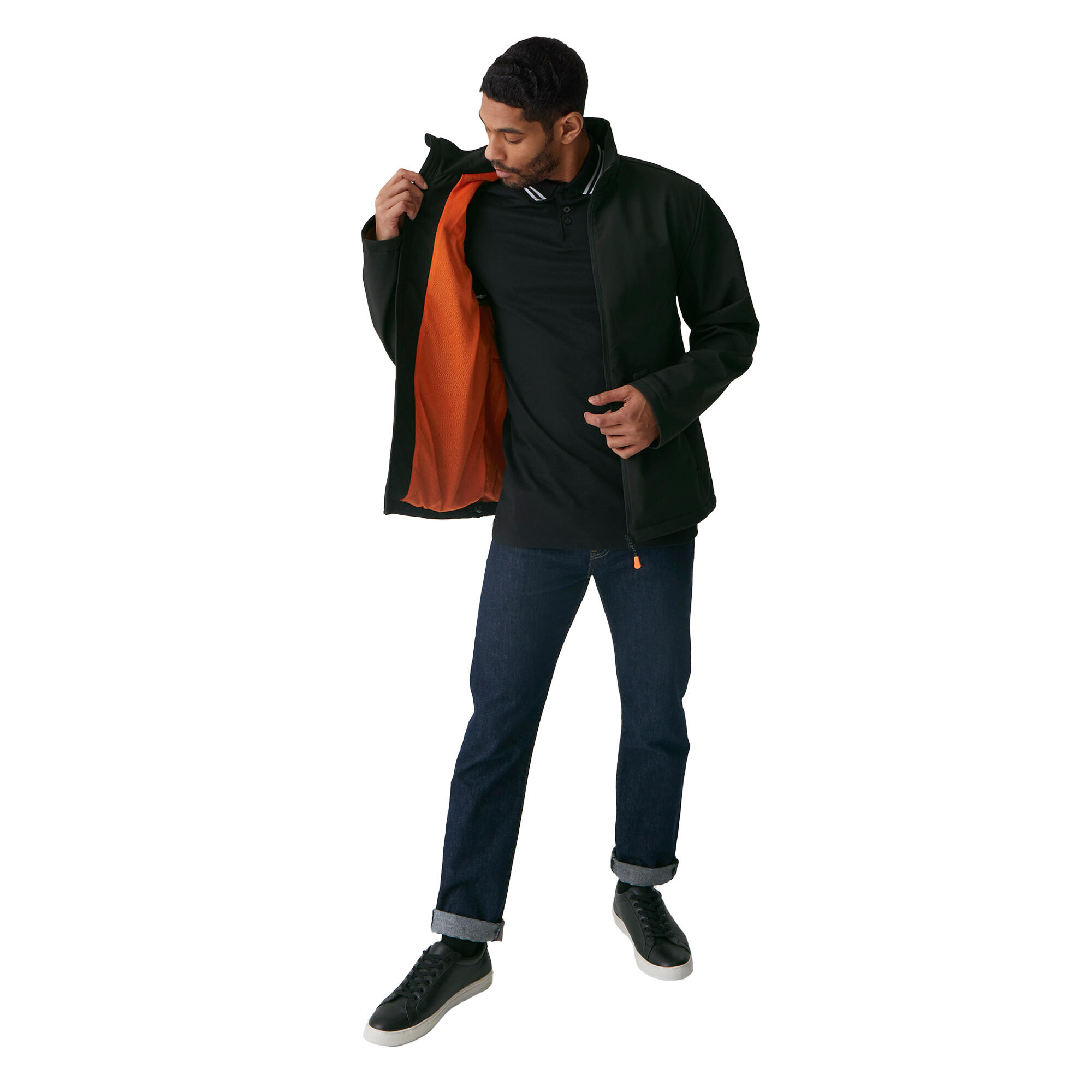 Veste Softshell Homme (Noir) 3/4