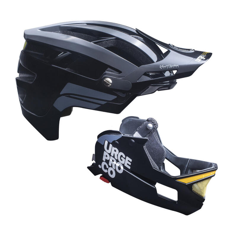 Casque VTT avec mentionière amovible Gringo de la Sierra noir