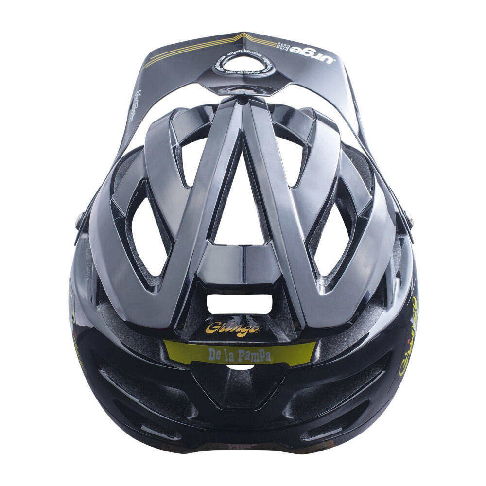Czarny kask rowerowy Sierra Gringo, modularny, z odpinanym podbródkiem 6/7