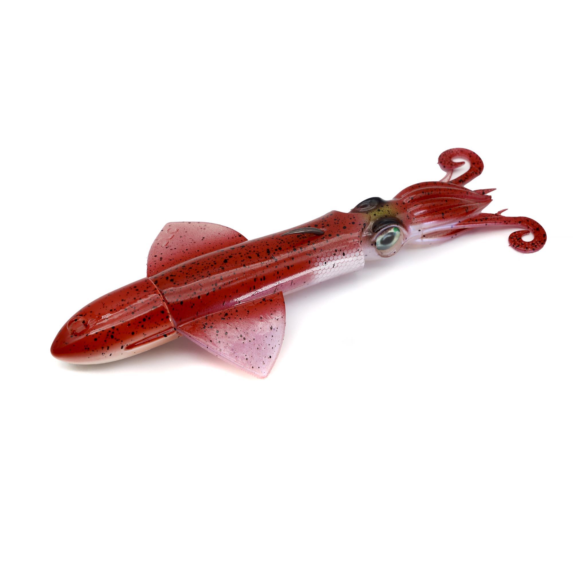 Vinilo Pesca Jigging Spinning JLC Xipi Evo Red Glow 190 g 17 cm 1/5