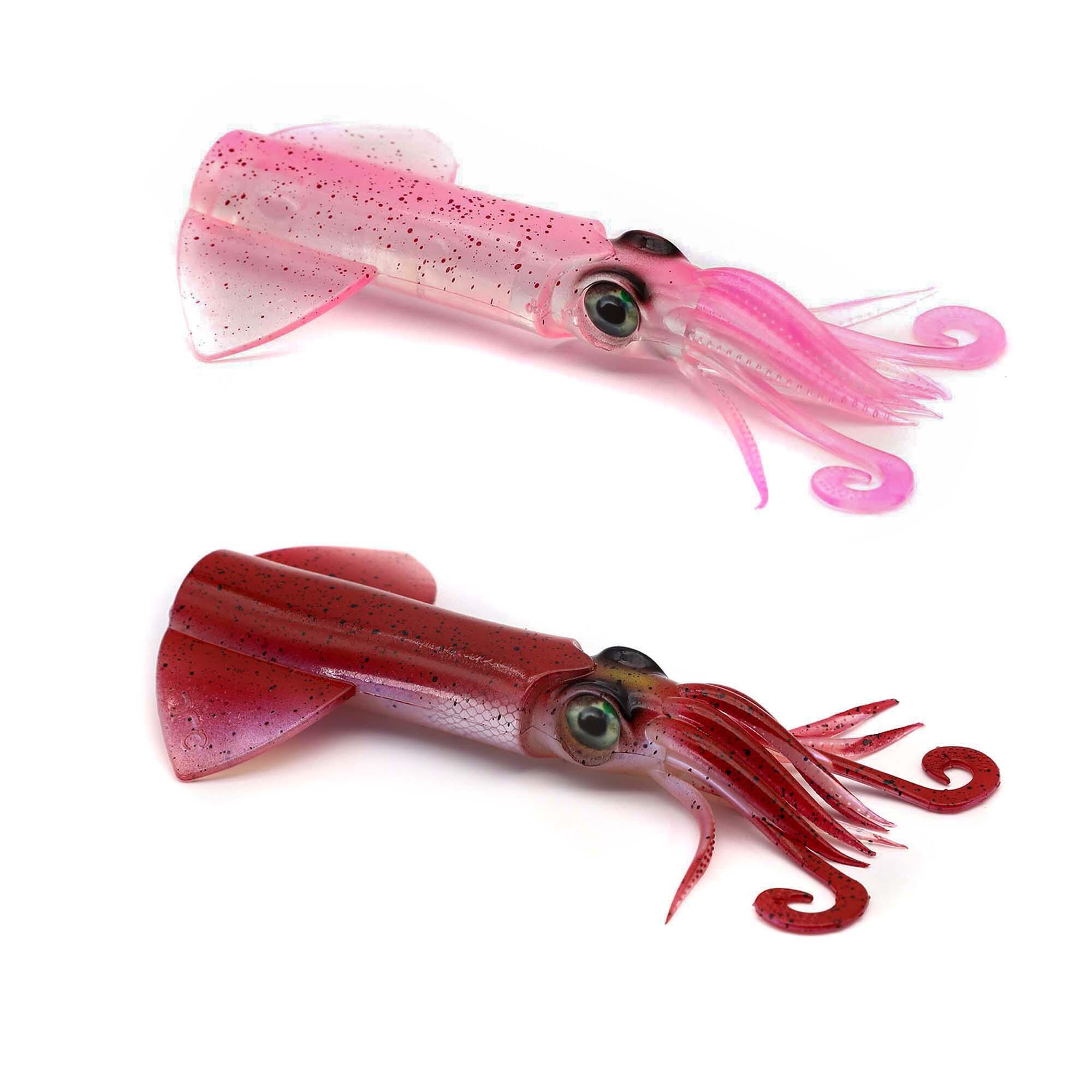 Vinilo Pesca Jigging Spinning JLC Xipi Evo Transparent UV  cuerpo repuesto 17 cm 4/4