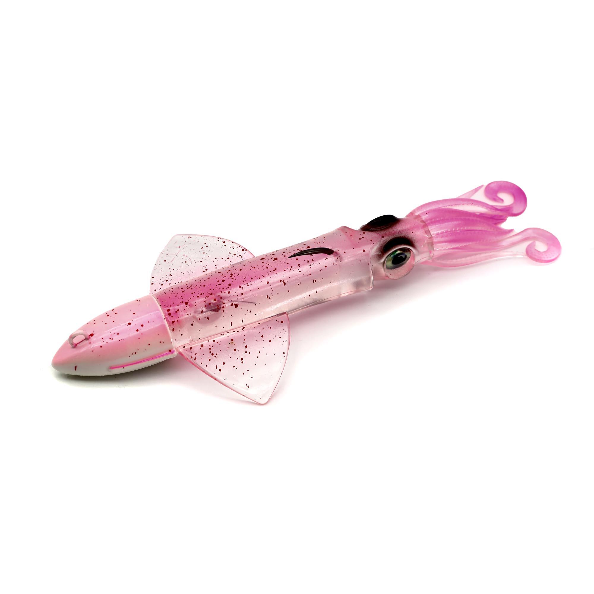 Vinilo Pesca Jigging Spinning JLC Xipi Evo Transparent UV Glow 160 g 17 cm 1/5