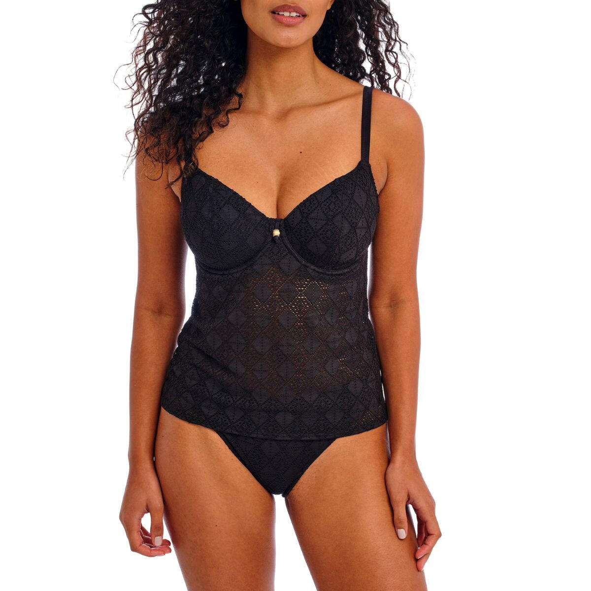 Sundance Tankini Top, Jade, 75D