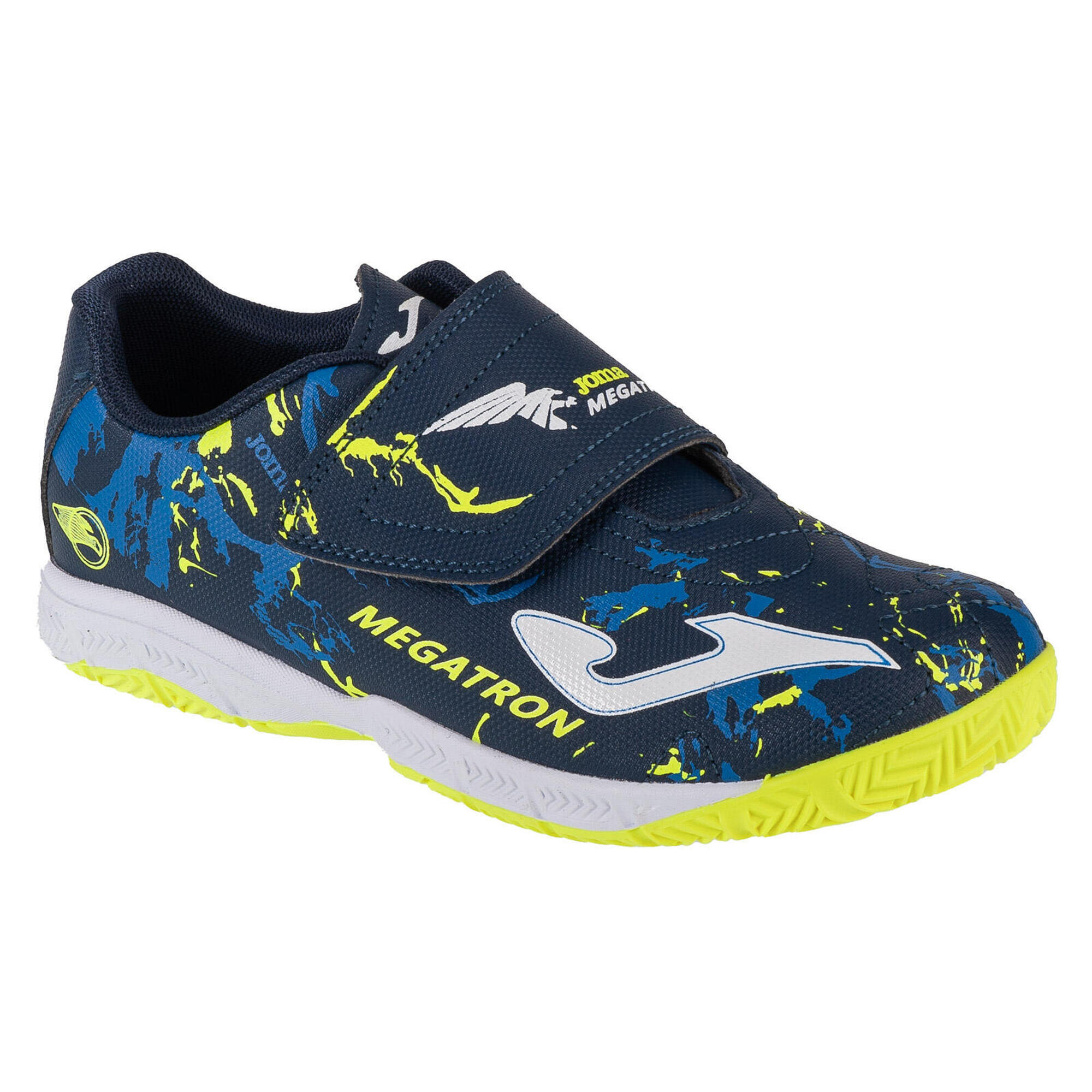 Joma - Chaussures De Foot En Salle Pour Garçons Joma Megatron Jr. Mejs 24 In - Chaussures De Futsal - Bleu - 27 - Decathlon