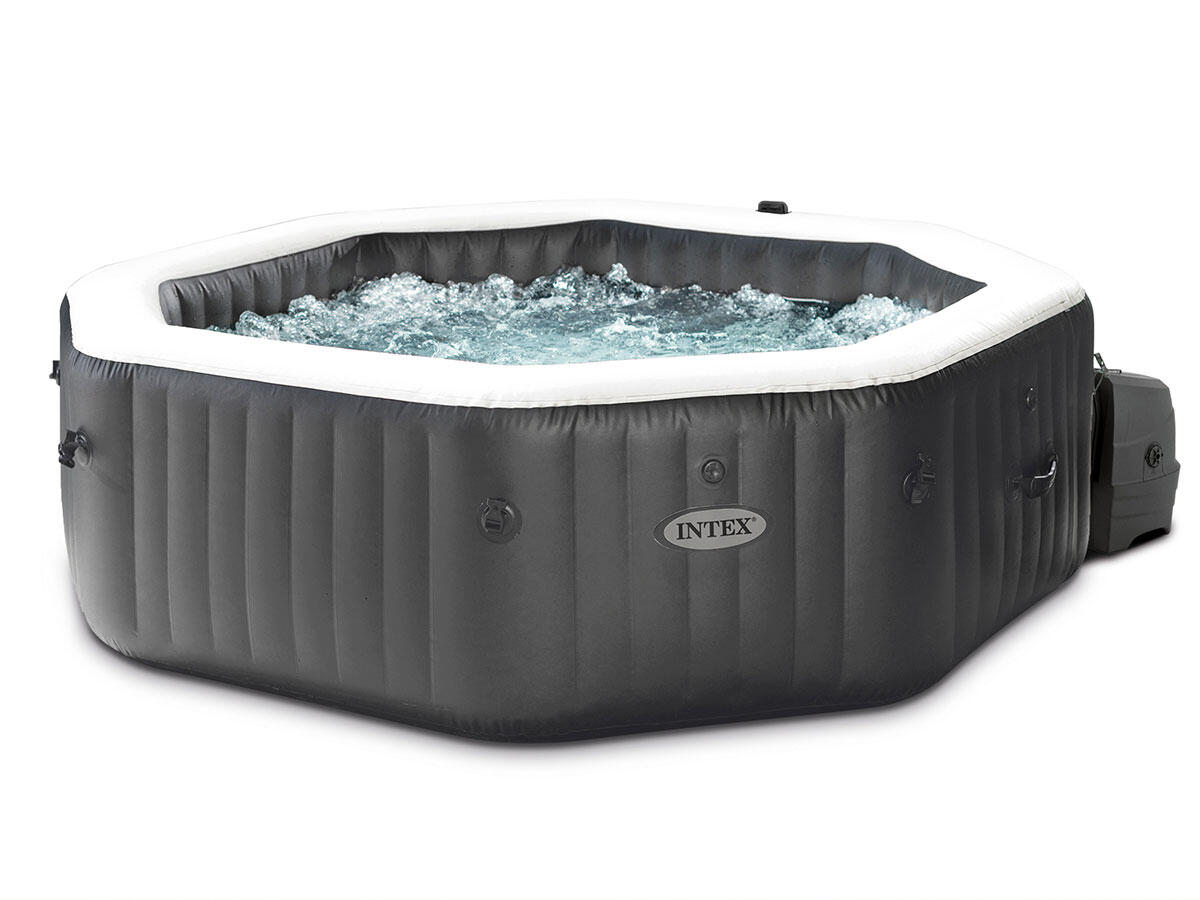 Kit spa gonflable  PureSpa Carbone octogonal Bulles et Jets 4 places + 12 2/5