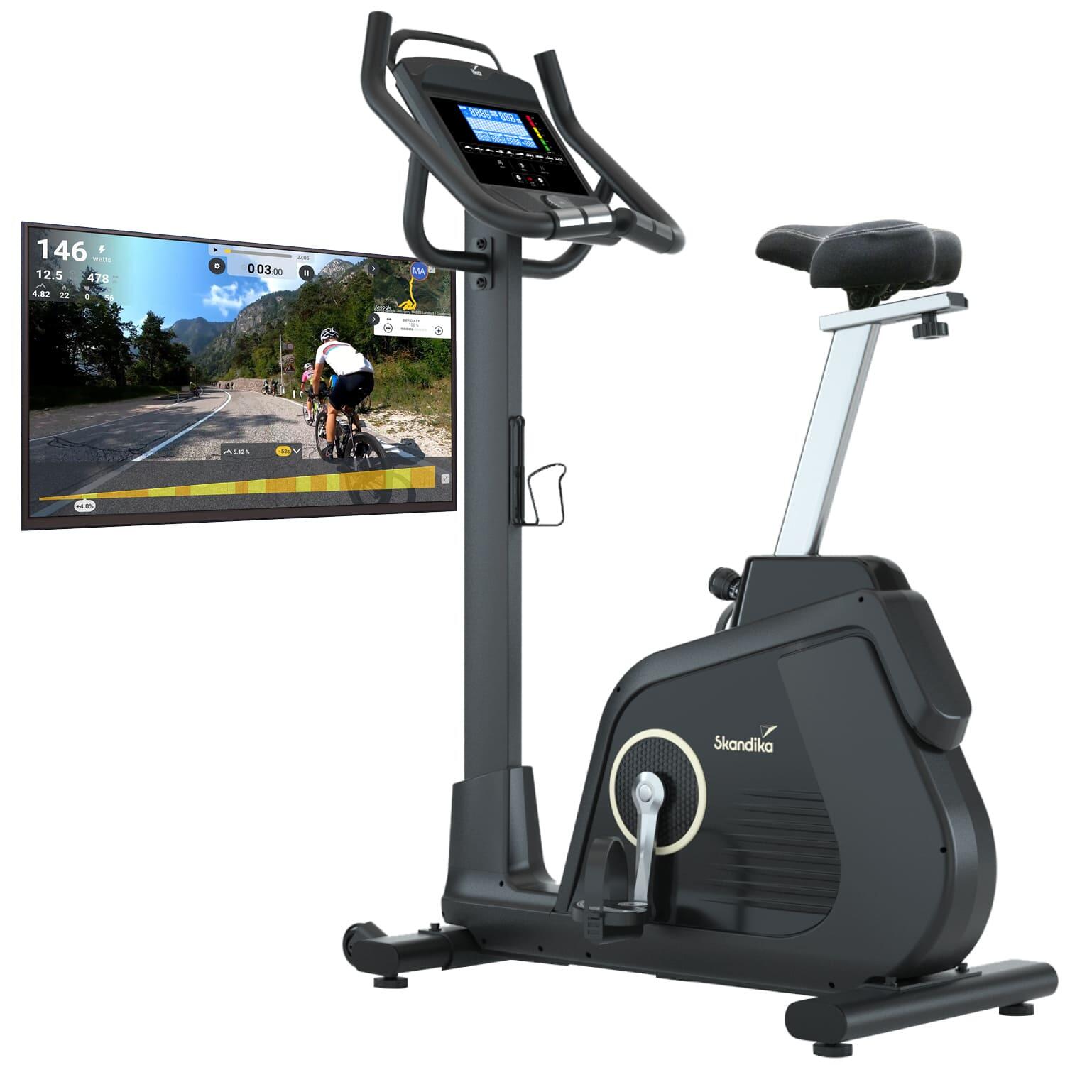 Rower stacjonarny treningowy Cykling P14, magnetyczny, 32 poziomy oporu