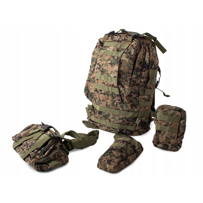 Tactische Survival camouflage rugzak wandelen 48,5 Liter Fiets