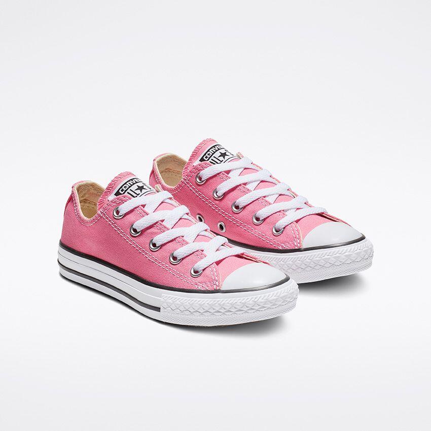 Zapatillas Casual Para Niños Converse Chuck Taylor All Star Rosa Transpirables 3/7