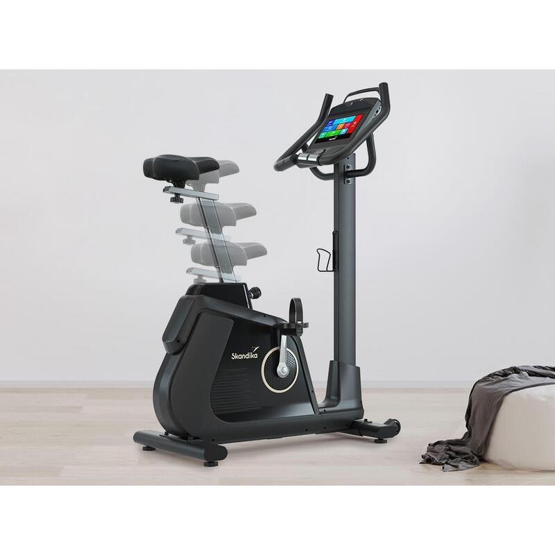 Cykling P14 ergometro - cyclette con touch screen - 32 livelli di resistenza