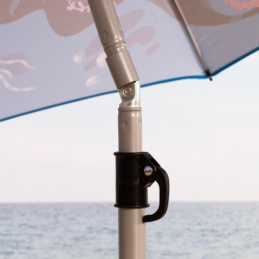 Aktive Sombrilla playa 200 cm inclinable mundo marino UV40 c/funda 7/7