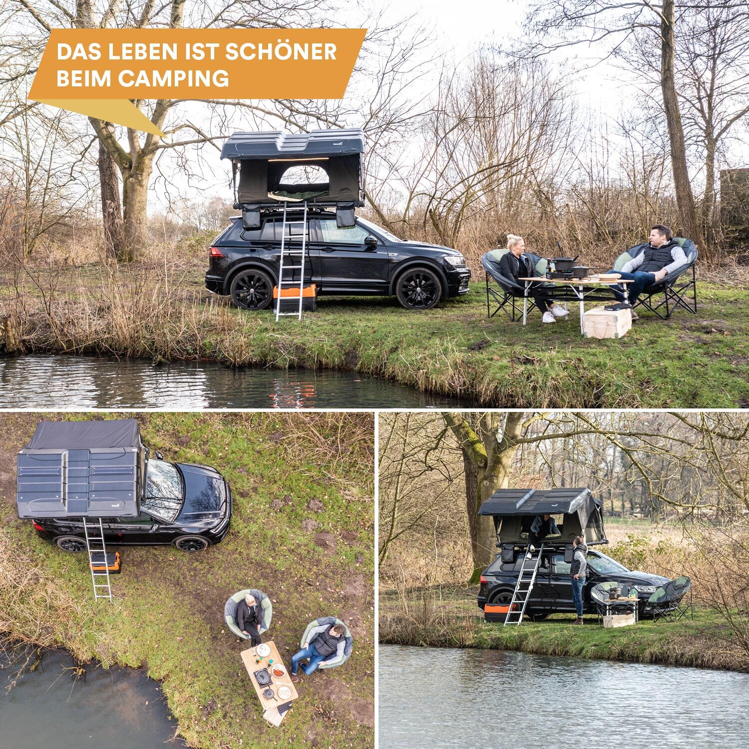 Dachzelt Auto Wildland | Autodachzelt Hartschale für 2 Personen 7/7