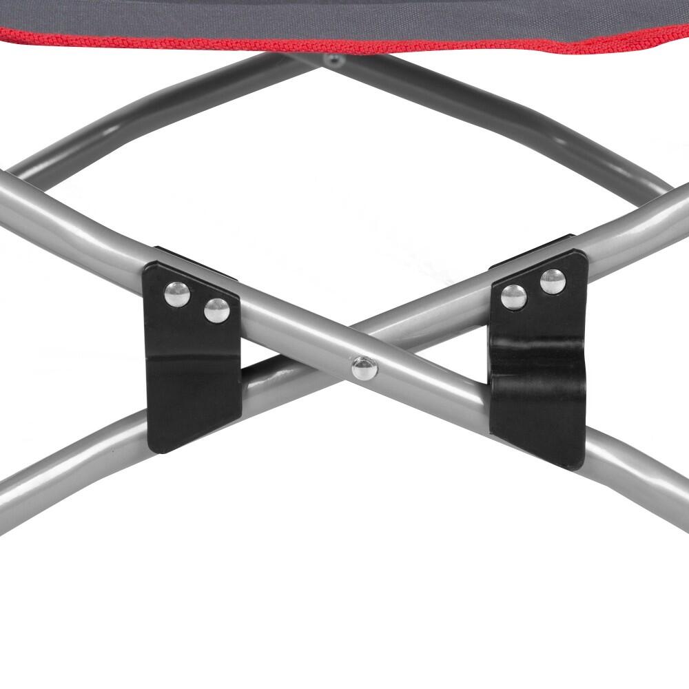 Aktive Poltroncina pieghevole da campeggio grigio 5/7