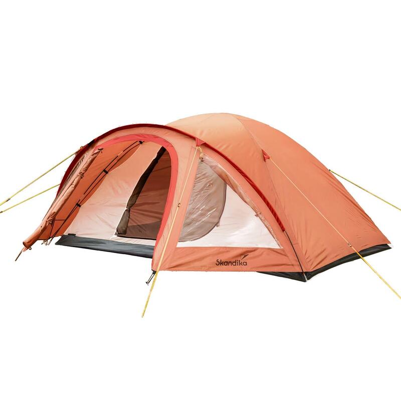 Koepeltent Larvik 4 - Trekking Tent voor 4 personen - Camping tent met veranda