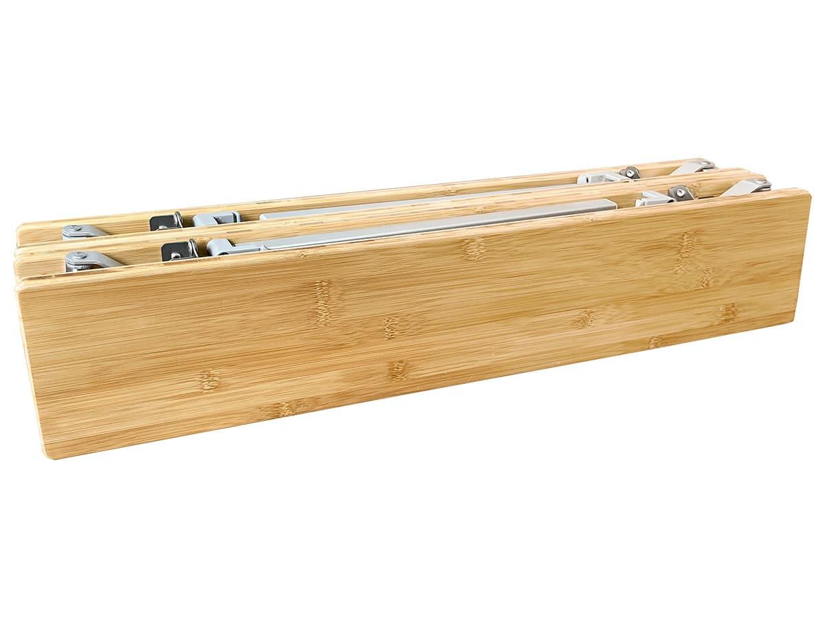 Table de Camping Tolja - Pliante en Bambou et Aluminium - 65x50 cm 7/8